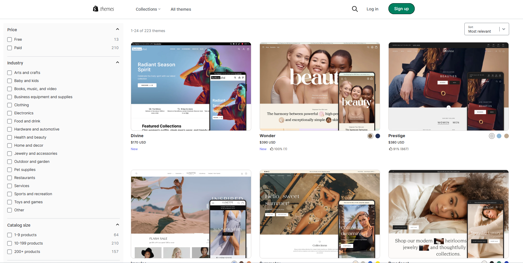 Choosing a Theme